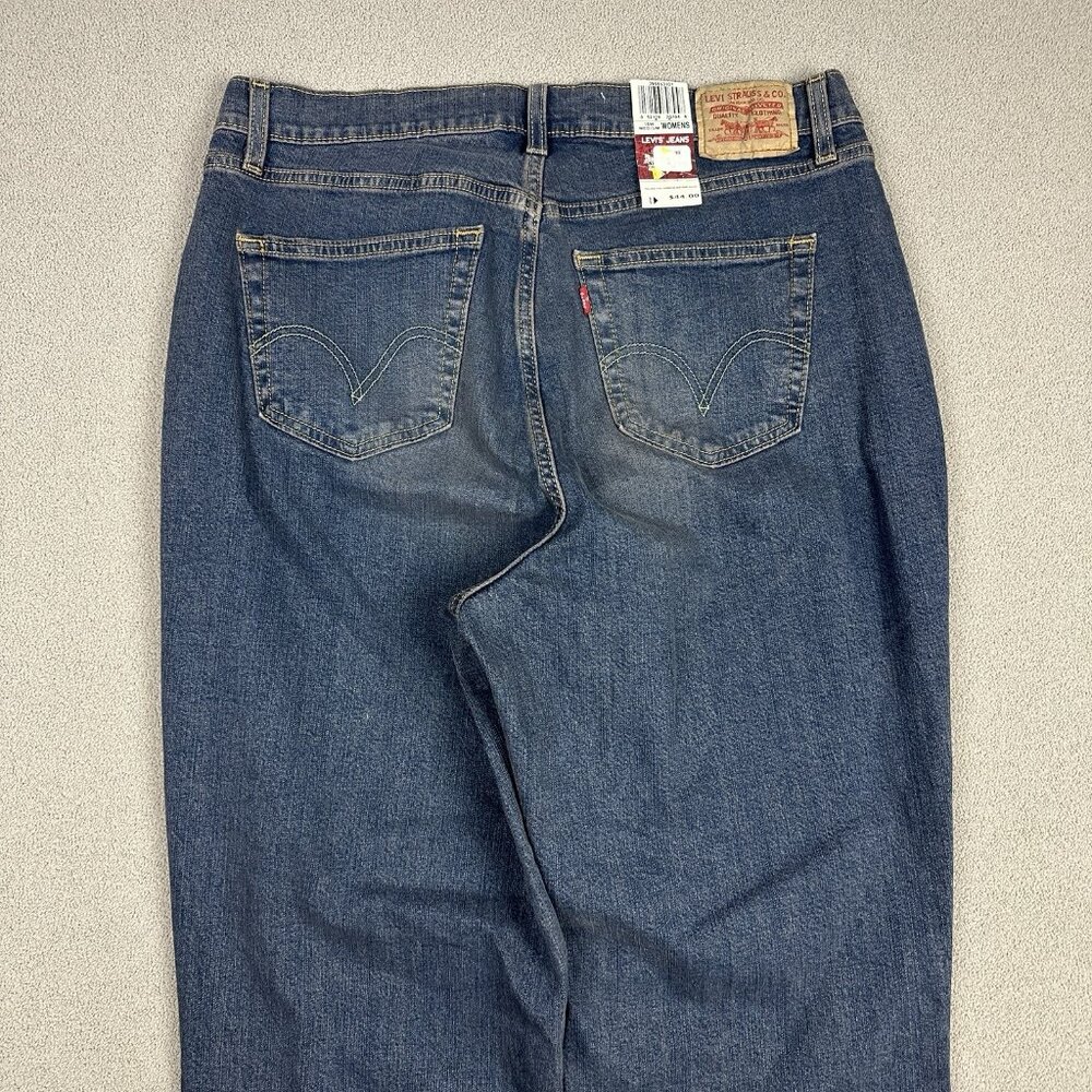Vintage Y2K Levi's 550 Relaxed Boot Cut Stretch Denim Jeans Womens SZ 16 33x29 - Picture 13 of 15